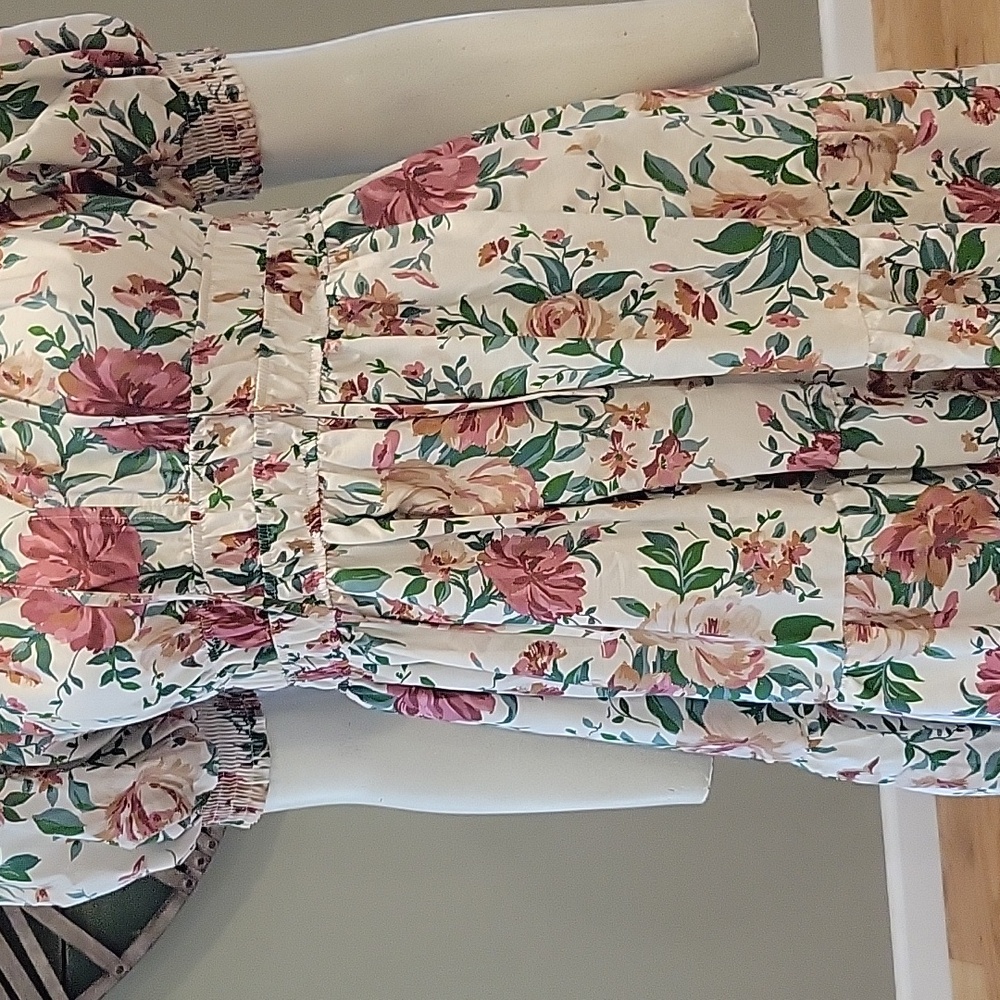 Anthropologie The Somerset Maxi Dress Puff Sleeve Edition - Picture 4 of 15